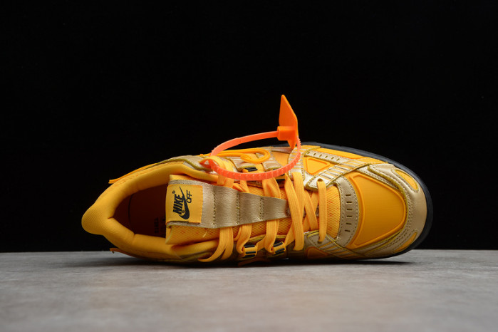 OFW x Nike Air Rubber Dunk “University Gold CU6015-700