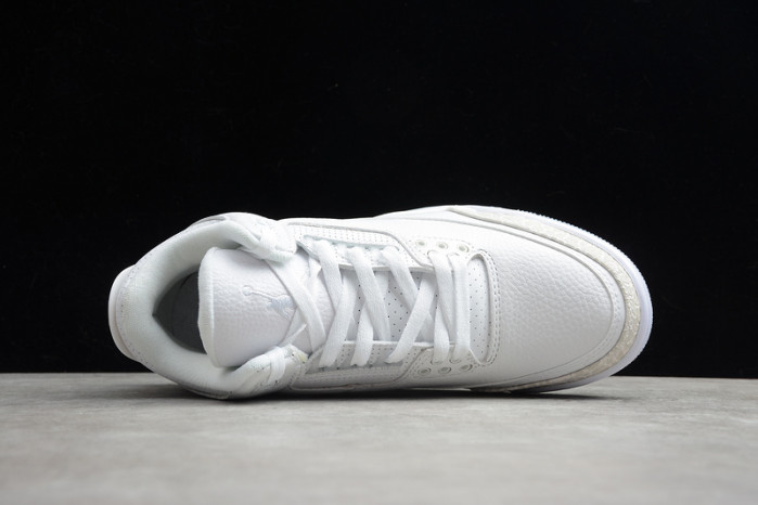 Air Jordan 3 Retro Triple White 136064-111