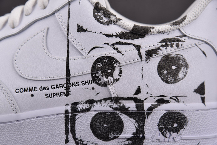 Supreme x Comme des Garçons SHIRT x NIKE Air Force 1 Low 