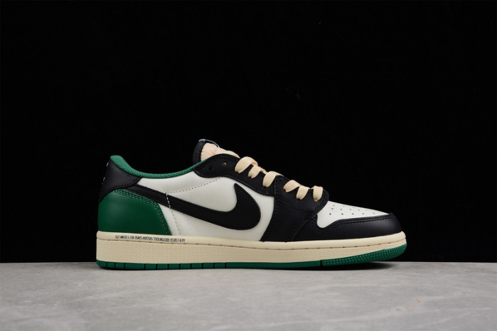 Fragment Design x Travis Scott x Air Jordan 1 Retro Low Green Black White DM7866-128