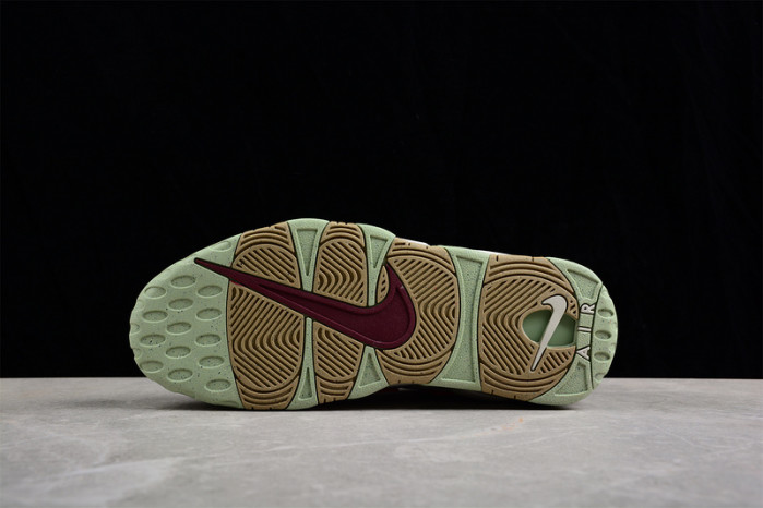 NIKE AIR MORE UPTEMPO SHOES "EARTHY" LIGHT BONE DX8955-001