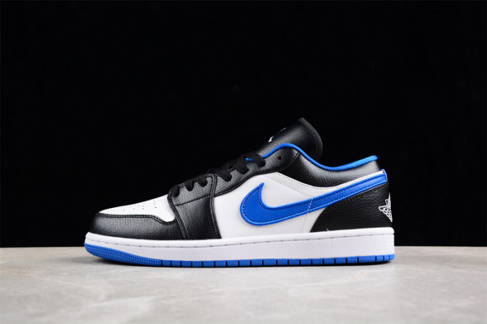 AIR JORDAN 1 LOW ''BLACK GAME ROYAL'' 553558-007