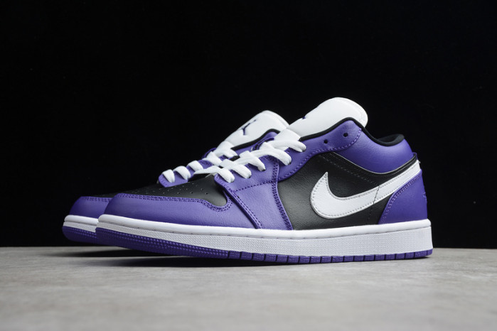 AIR JORDAN 1 LOW COURT PURPLE BLACK 553558-501