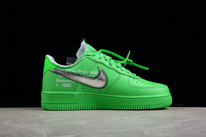 OFW x Nike Air Force 1 Low “Light Green Spark” DX1419-300