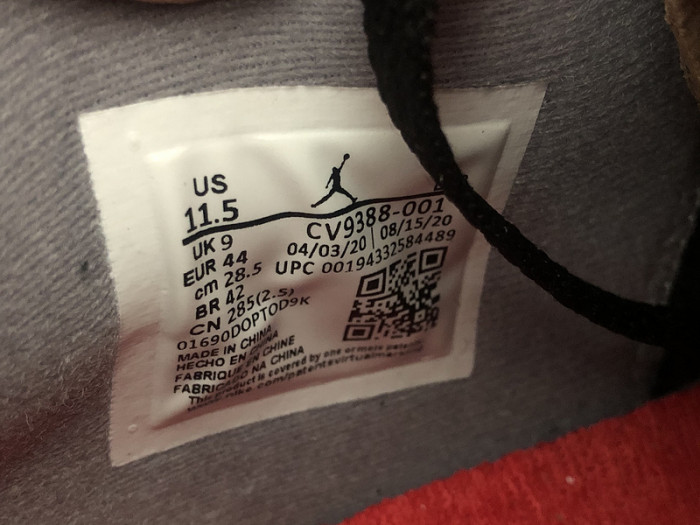 OFW x Air Jordan 4 “Bred” Black/Red CV9388-001