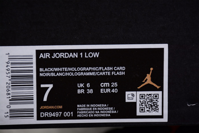 AIR JORDAN 1 LOW “HOLOGRAM” DR9497-001