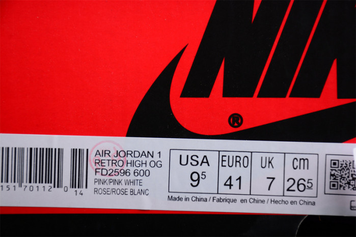 AIR JORDAN 1 HIGH OG “WASHED PINK” FD2596-600