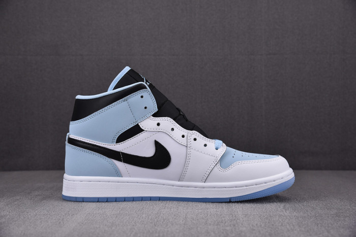 Air Jordan 1 Mid White Blue Black DV1308-104