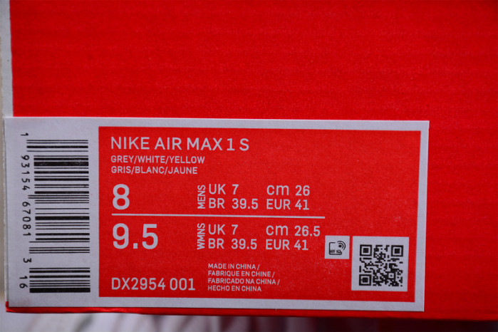 Nike Air Max 1 Tour Yellow (Women