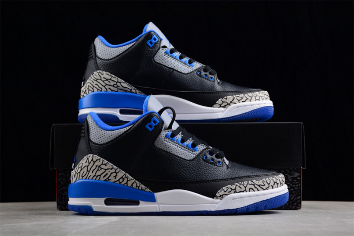 Jordan 3 Retro Sport Blue 136064-007