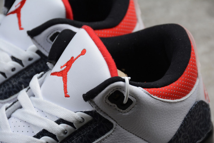 Air Jordan 3 Retro Denim "Fire Red" CZ6431-100