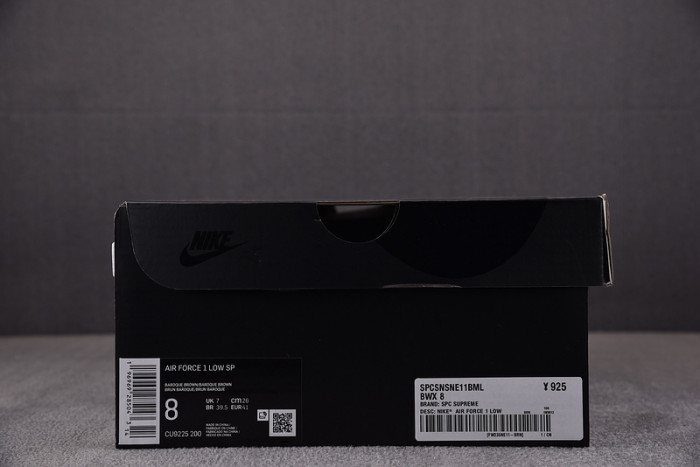 nike air force 1 low S*p*e baroque brown cu9225-200