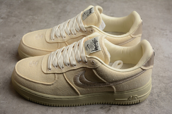 NIKE AIR FORCE 1 LOW STUSSY FOSSIL CZ9084-200