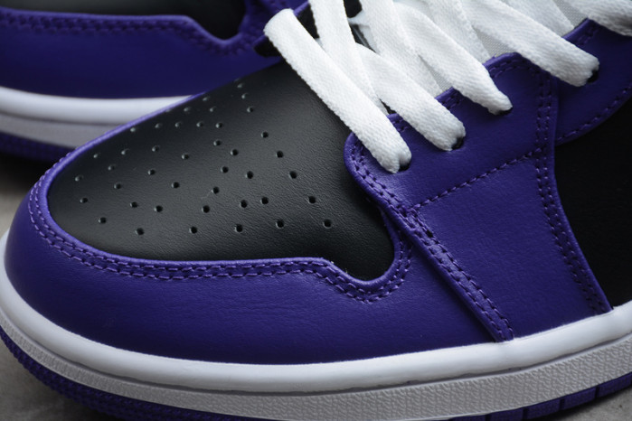 AIR JORDAN 1 LOW COURT PURPLE BLACK 553558-501