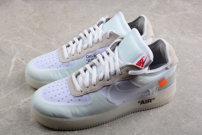 NIKE AIR FORCE 1 LOW OFW All White AO4606-100