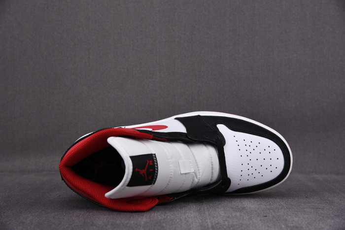 Jordan 1 Mid Gym Red Black White 554724-122