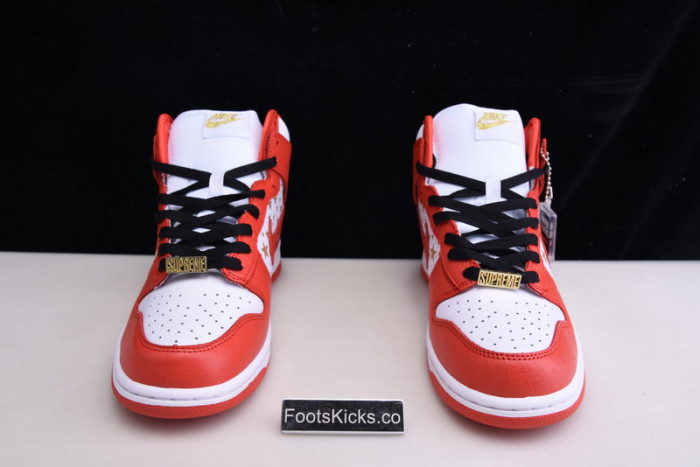 nike sb dunk high S*p*e orange 307385-181